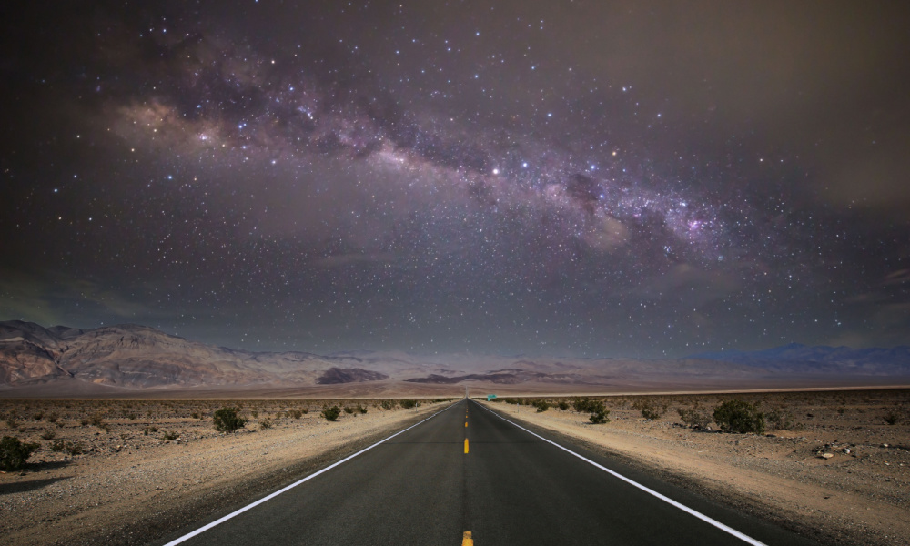 Star gazing, astrotourism in Death Valley National Park, California