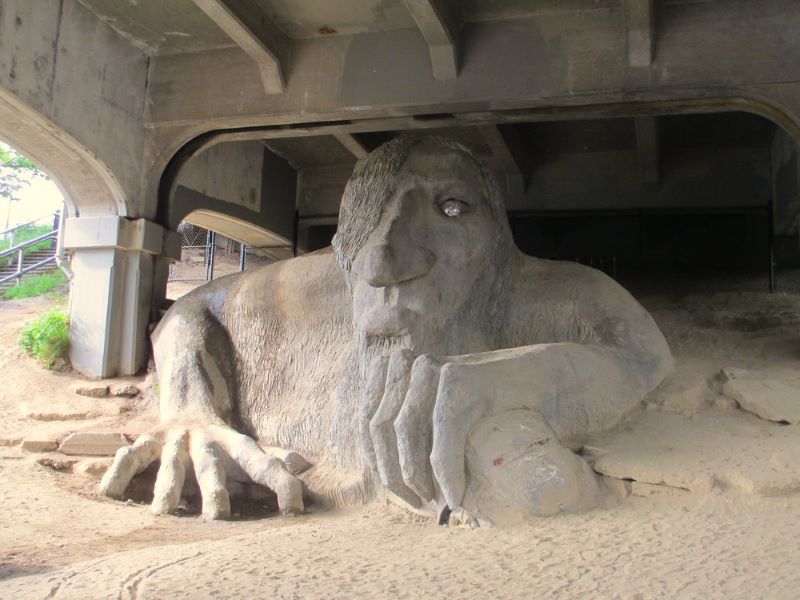 The Fremont Troll, Seattle, Washington