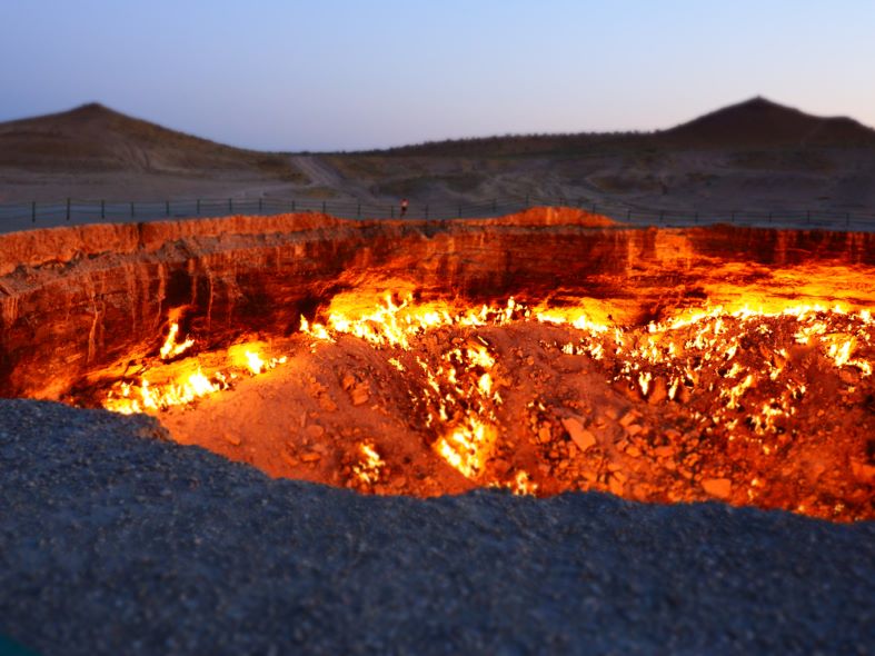 The Darvaza Crater, Turkmenistan