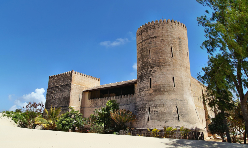 Castle at Shela beach, Lamu island, Kenya