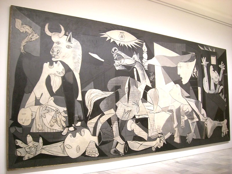 Guernica, Picasso, Museo Nacional Centro de Arte Reina Sofía, Madrid by Peter Collins licensed under TK