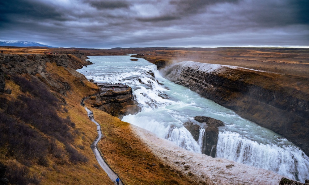 Gullfoss Waterfall