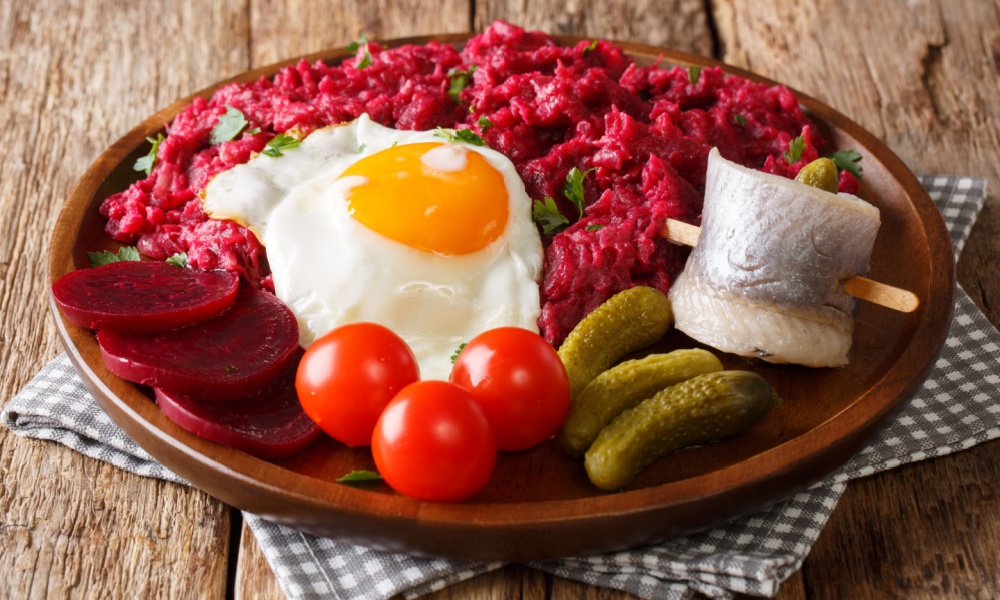 The traditional meal of northern Germany Labskaus