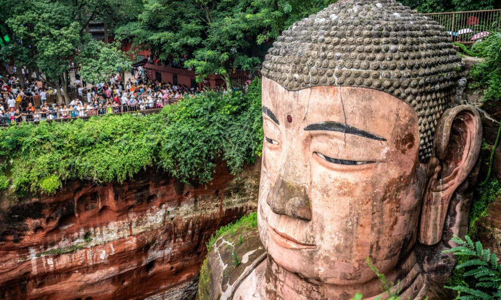 The Giant Buddha of Leshan, China