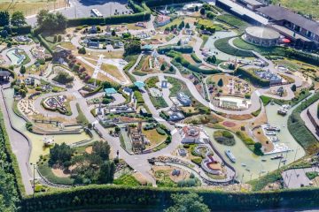 An aerial view of Mini-Europe